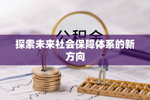 布袋探索未来社会保障体系的新方向