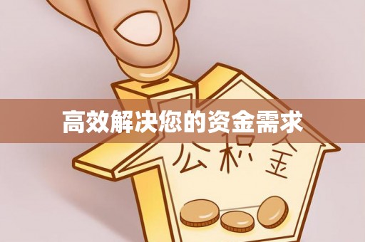 布袋高效解决您的资金需求