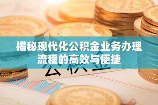 布袋揭秘现代化公积金业务办理流程的高效与便捷