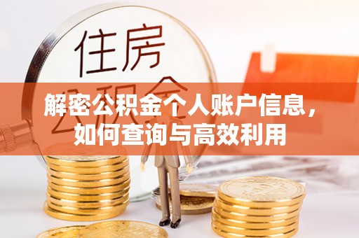 布袋解密公积金个人账户信息，如何查询与高效利用