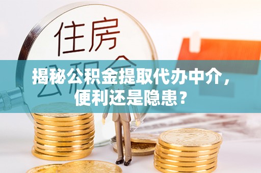 布袋揭秘公积金提取代办中介，便利还是隐患？