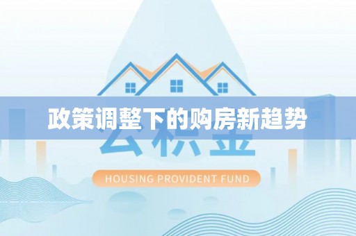 布袋政策调整下的购房新趋势