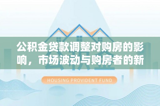 布袋公积金贷款调整对购房的影响，市场波动与购房者的新选择