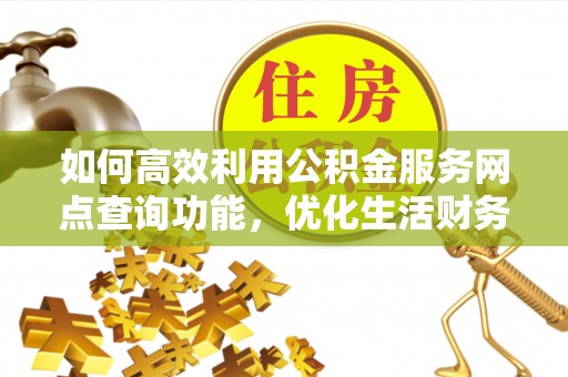 布袋如何高效利用公积金服务网点查询功能，优化生活财务管理