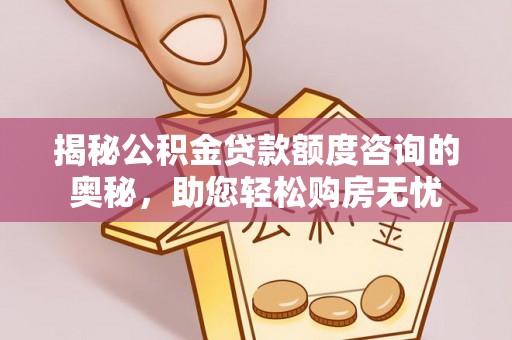 布袋揭秘公积金贷款额度咨询的奥秘，助您轻松购房无忧