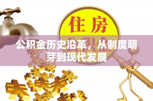 布袋公积金历史沿革，从制度萌芽到现代发展