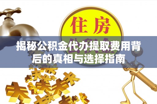 布袋揭秘公积金代办提取费用背后的真相与选择指南