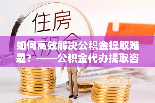 布袋如何高效解决公积金提取难题？——公积金代办提取咨询服务全解析