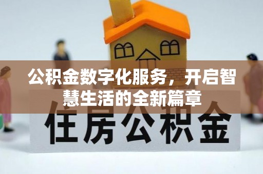 布袋公积金数字化服务，开启智慧生活的全新篇章