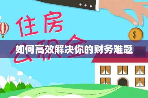 布袋如何高效解决你的财务难题