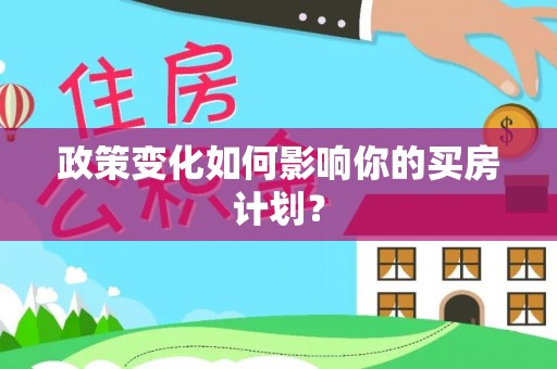 布袋政策变化如何影响你的买房计划？