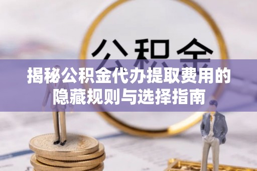 布袋揭秘公积金代办提取费用的隐藏规则与选择指南