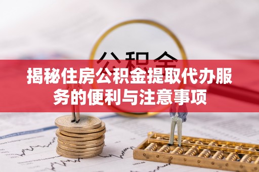 布袋揭秘住房公积金提取代办服务的便利与注意事项