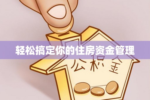 布袋轻松搞定你的住房资金管理