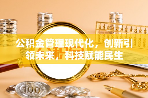 布袋公积金管理现代化，创新引领未来，科技赋能民生
