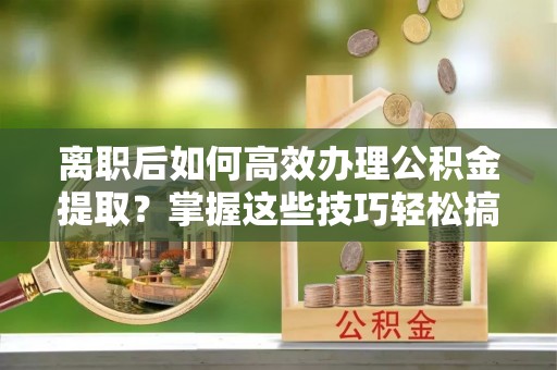 布袋离职后如何高效办理公积金提取？掌握这些技巧轻松搞定