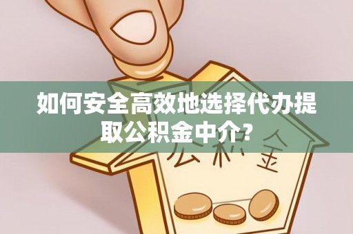 布袋如何安全高效地选择代办提取公积金中介？
