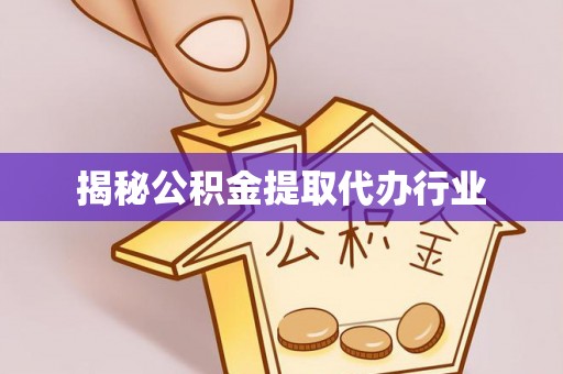 布袋揭秘公积金提取代办行业