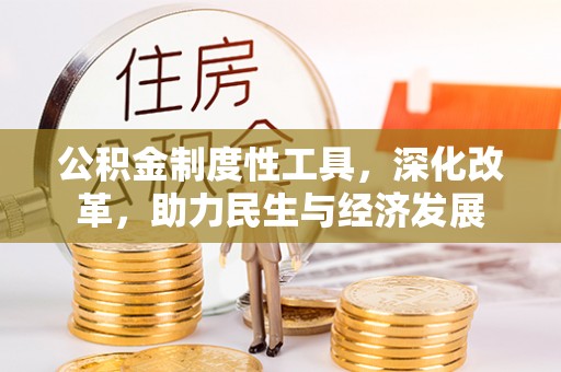 布袋公积金制度性工具，深化改革，助力民生与经济发展