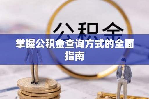 布袋掌握公积金查询方式的全面指南