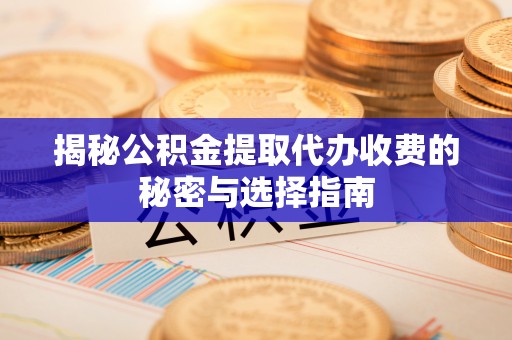 布袋揭秘公积金提取代办收费的秘密与选择指南