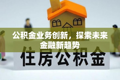 布袋公积金业务创新，探索未来金融新趋势