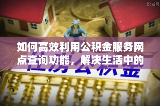 布袋如何高效利用公积金服务网点查询功能，解决生活中的资金难题