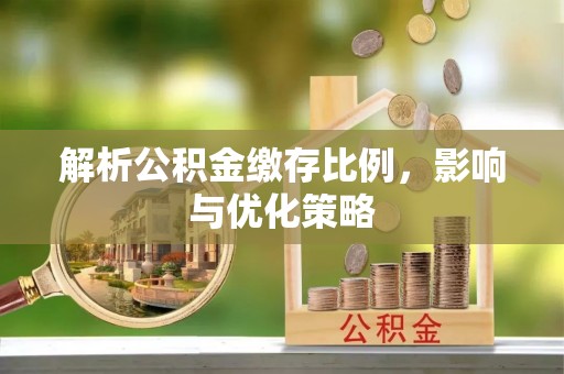 布袋解析公积金缴存比例，影响与优化策略