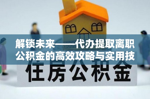 布袋解锁未来——代办提取离职公积金的高效攻略与实用技巧