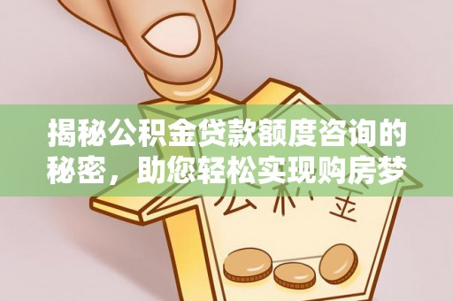布袋揭秘公积金贷款额度咨询的秘密，助您轻松实现购房梦想