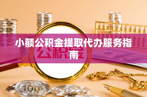 布袋小额公积金提取代办服务指南