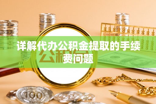 布袋详解代办公积金提取的手续费问题