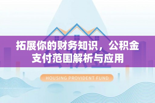 布袋拓展你的财务知识，公积金支付范围解析与应用