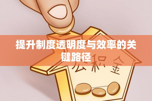 布袋提升制度透明度与效率的关键路径
